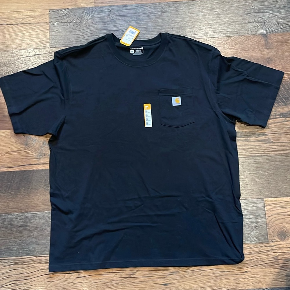 NWT black carhartt t shirt loose fit